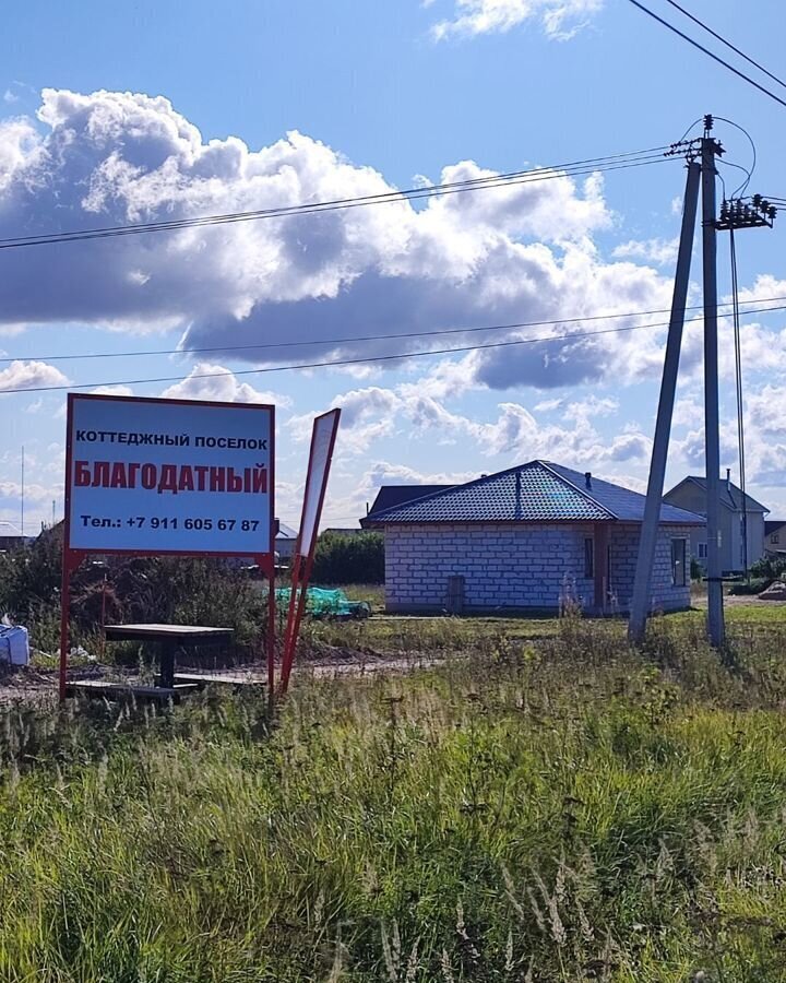 земля р-н Новгородский д Зарелье ул Благодатная Савинское сельское поселение, Великий Новгород фото 2