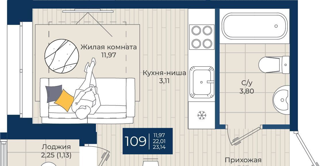 квартира р-н Ломоносовский п Аннино Новоселье городской поселок, Проспект Ветеранов фото 1