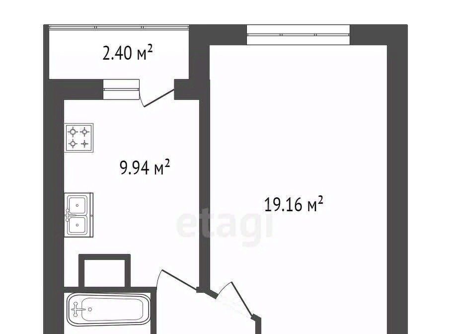 квартира р-н Всеволожский г Кудрово пр-кт Европейский 13к/1 Улица Дыбенко, Заневское городское поселение фото 22