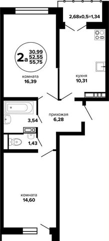 р-н Прикубанский дом 2б блок-секция 2а, д. 257/7 фото