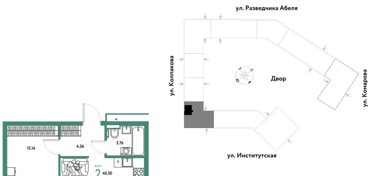 квартира г Мытищи Страна. Парковая жилой комплекс, Медведково фото 1