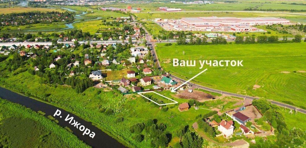 земля р-н Тосненский д Ям-Ижора Купчино, Набережная улица фото 3