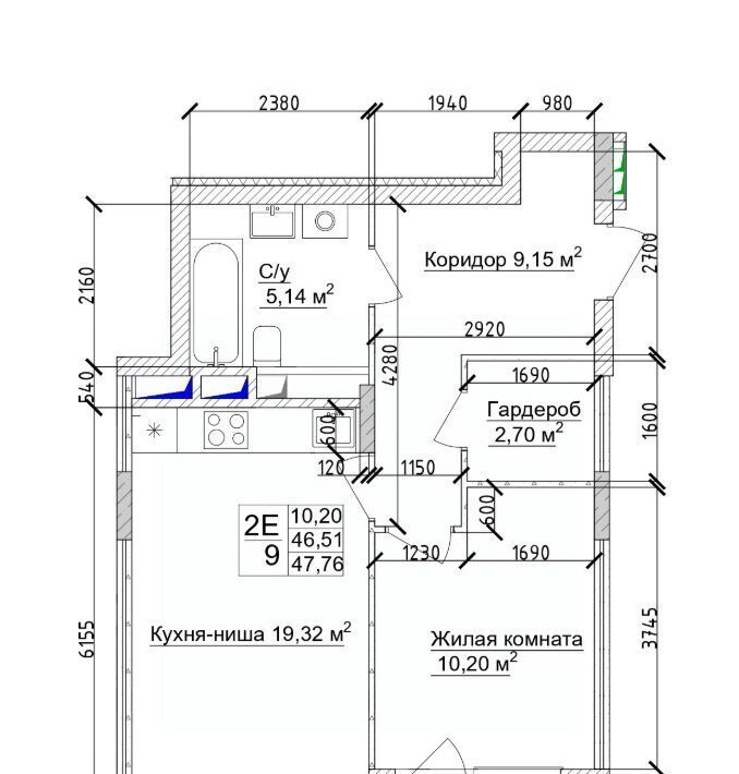 квартира г Кемерово р-н Заводский 15-й микрорайон Южный фото 4