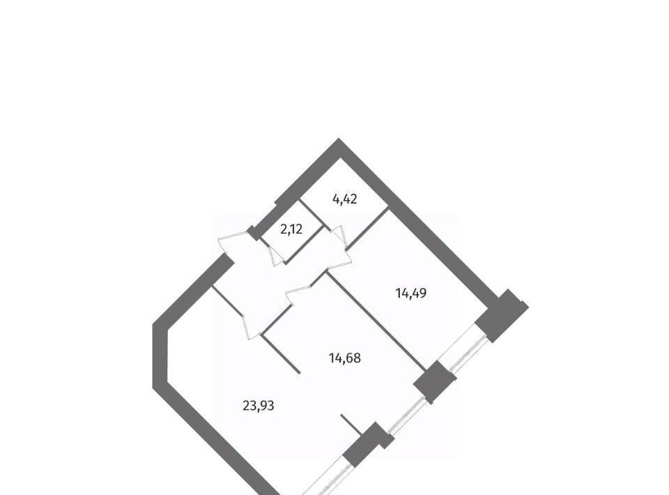 квартира г Санкт-Петербург метро Озерки ул Лиственная 20к/2 фото 1