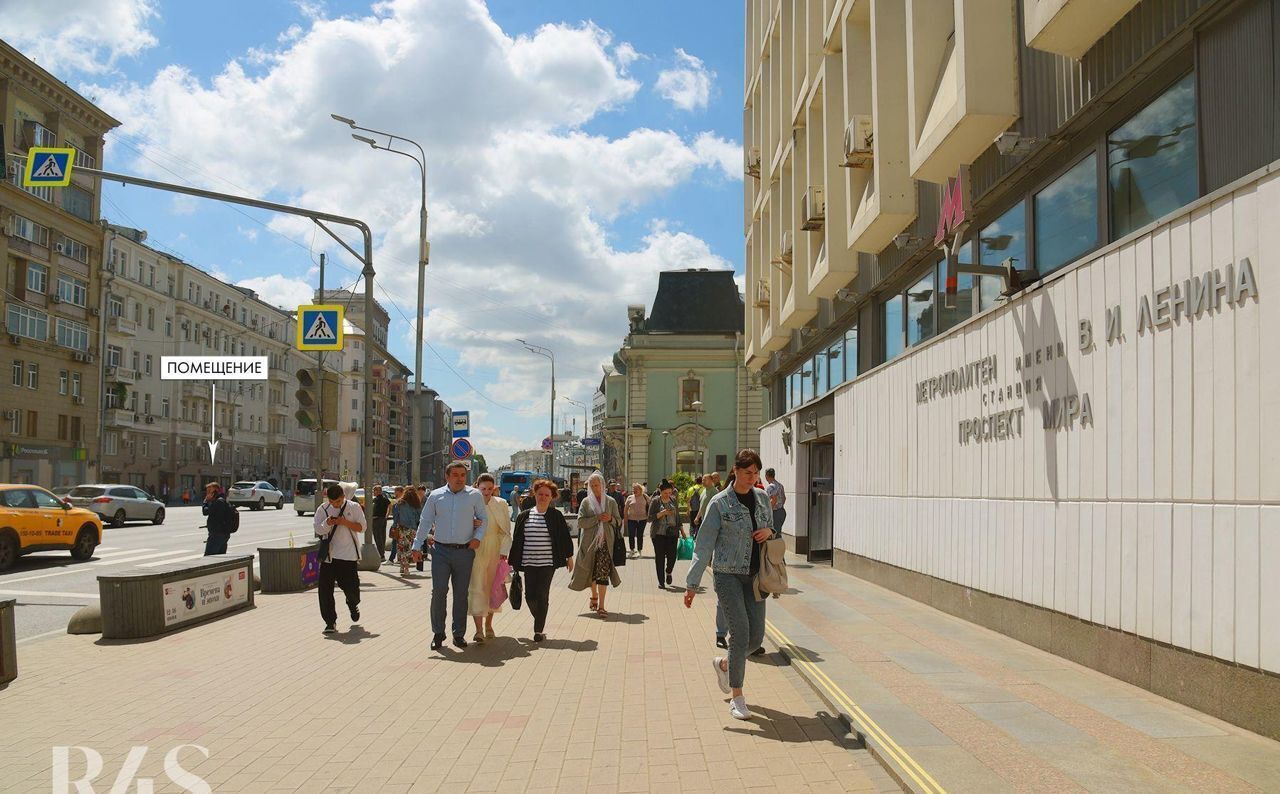 торговое помещение г Москва метро Проспект Мира пр-кт Мира 44 фото 9