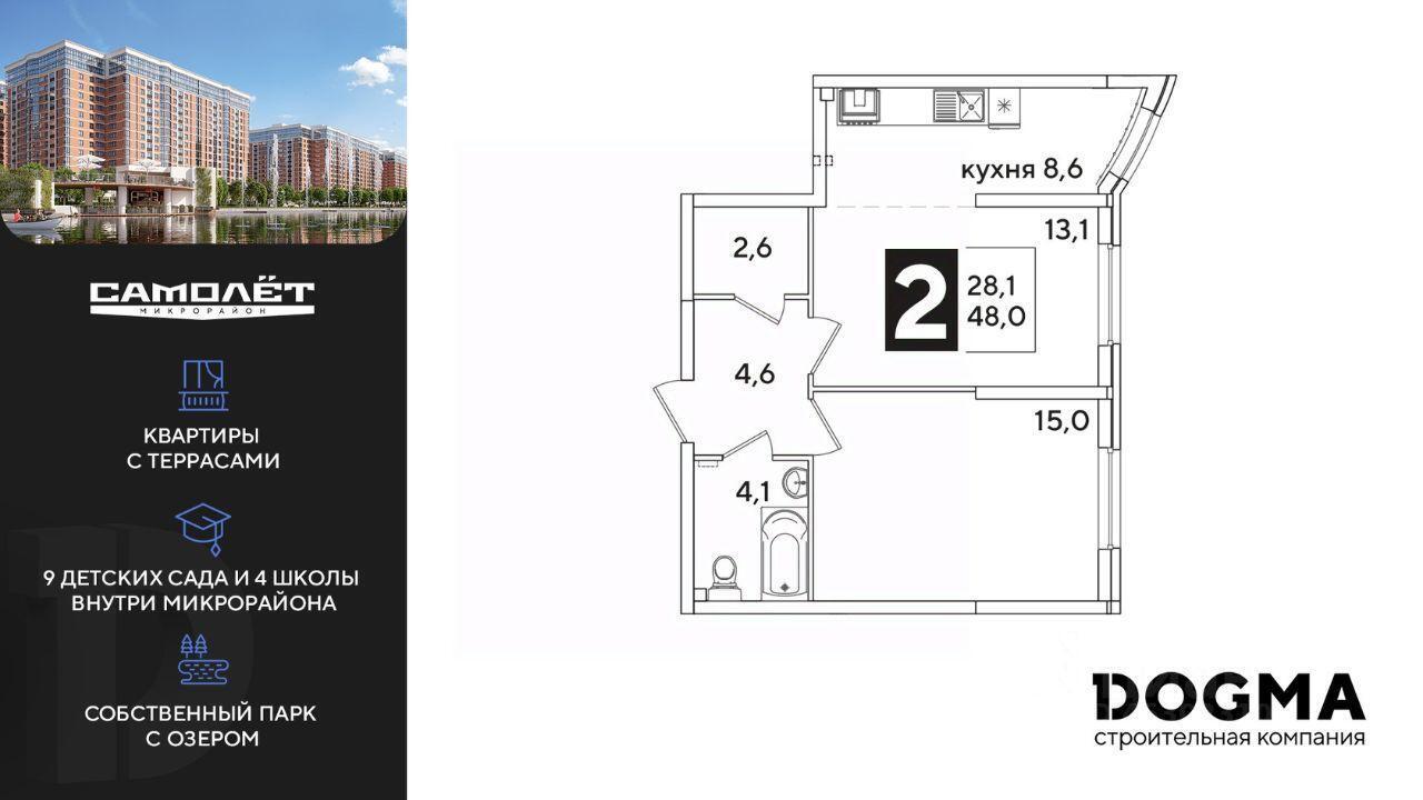 квартира г Краснодар р-н Прикубанский ул Южная фото 1