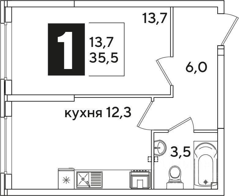 квартира г Краснодар р-н Прикубанский ул Южная фото 2