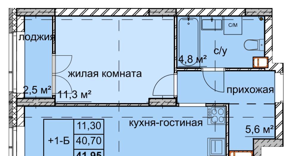 квартира г Нижний Новгород Комсомольская ул Дружаева 30 фото 1