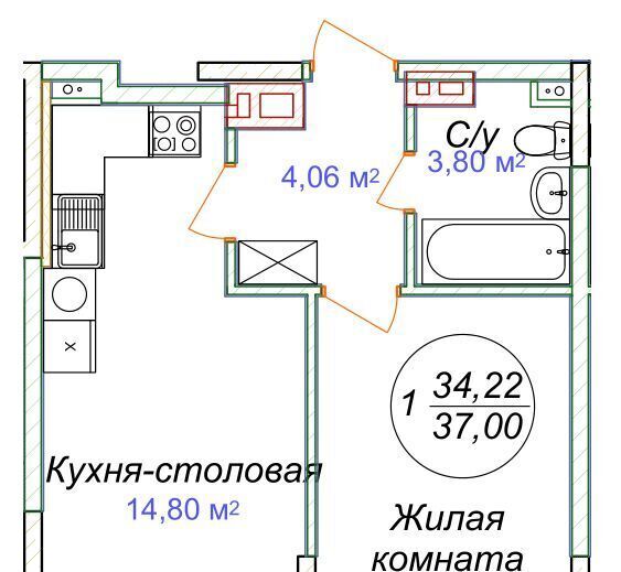 квартира р-н Минераловодский г Минеральные Воды фото 1