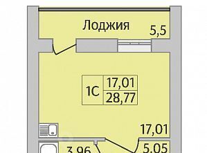 квартира г Новосибирск метро Площадь Гарина-Михайловского ул Юности 7 фото 1