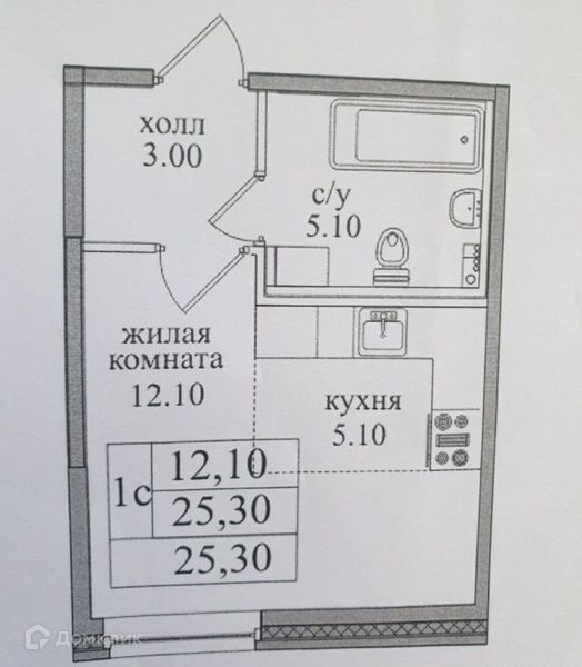 квартира г Санкт-Петербург п Парголово проезд Толубеевский 26к/1 Выборгский район фото 8