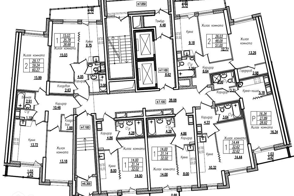 квартира г Санкт-Петербург ул Кустодиева 5к/1 ЖК Байрон Выборгский район фото 10