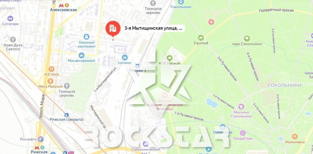 свободного назначения г Москва метро Алексеевская ул 3-я Мытищинская 16с/3 фото 3