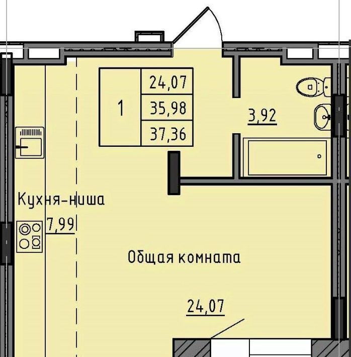 квартира г Якутск 37-й кв-л фото 1