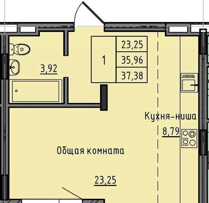 квартира г Якутск 37-й кв-л фото 1