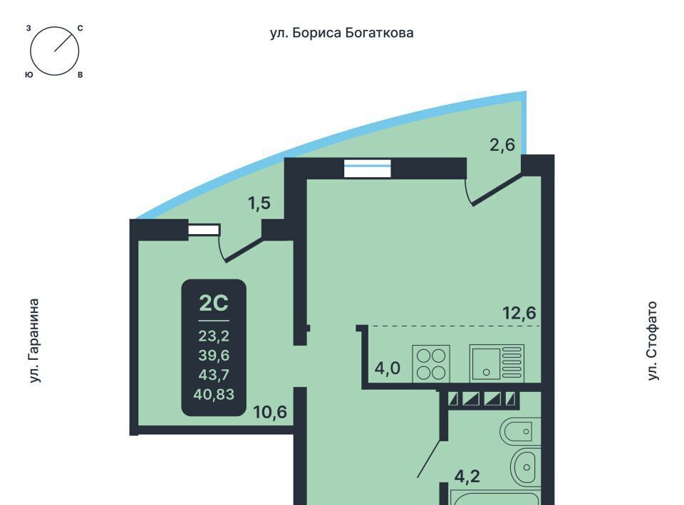 квартира г Новосибирск Золотая Нива ул Гаранина 33/7 фото 1