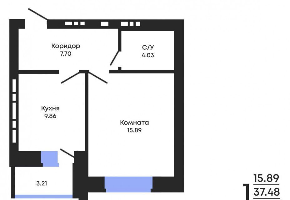 квартира г Воронеж р-н Советский ул Курчатова 32 фото 3