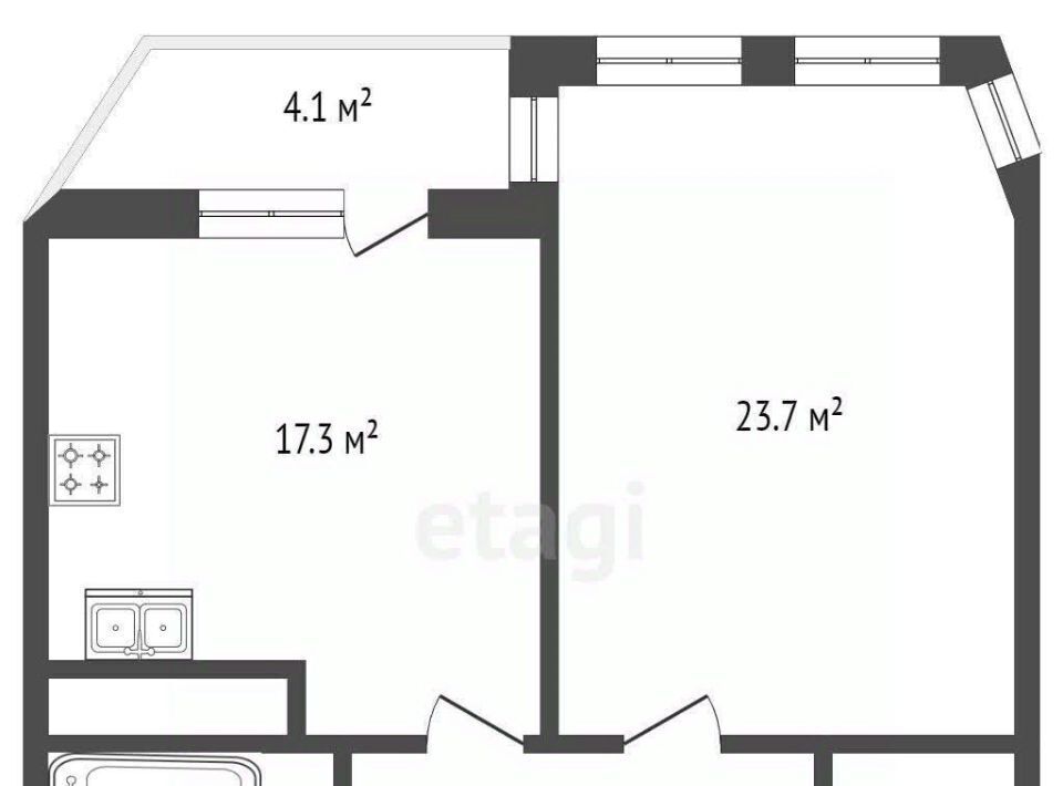 квартира г Феодосия б-р Адмиральский 7д фото 32