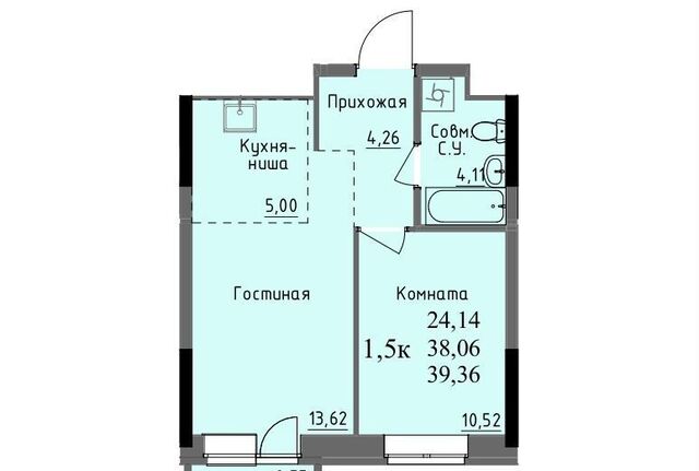 квартира р-н Первомайский ЖК «Арден на Ключевом» Посёлок фото