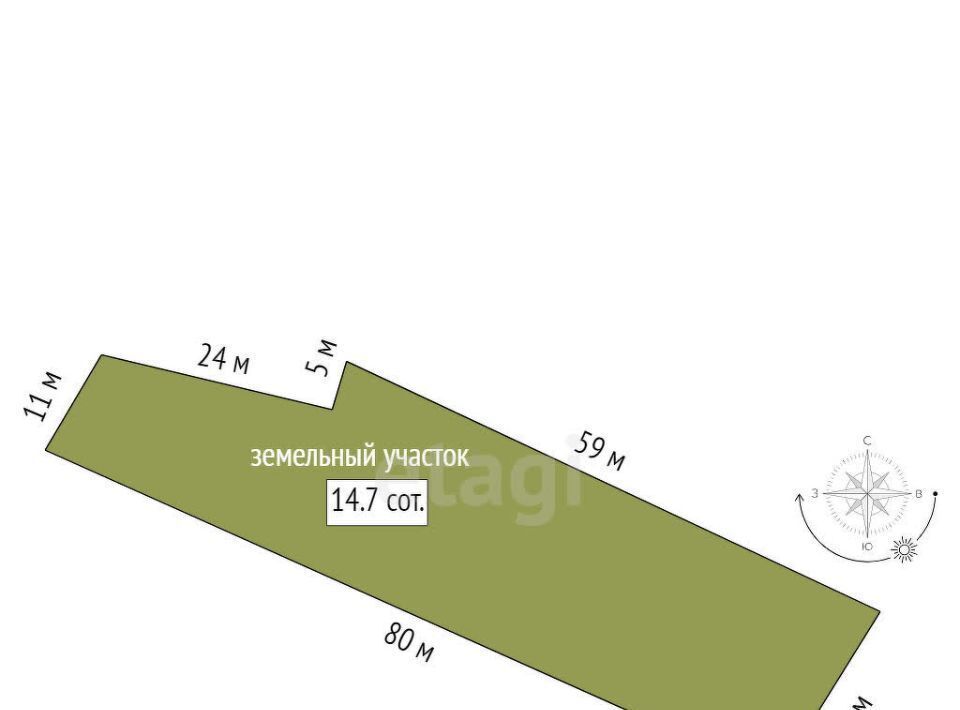 земля р-н Усть-Абаканский с Калинино ул Коммунаров фото 11