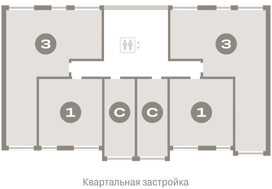 квартира г Тюмень ул Мысовская 26к/1 ЖК «Зарека» Центральный административный округ фото 2