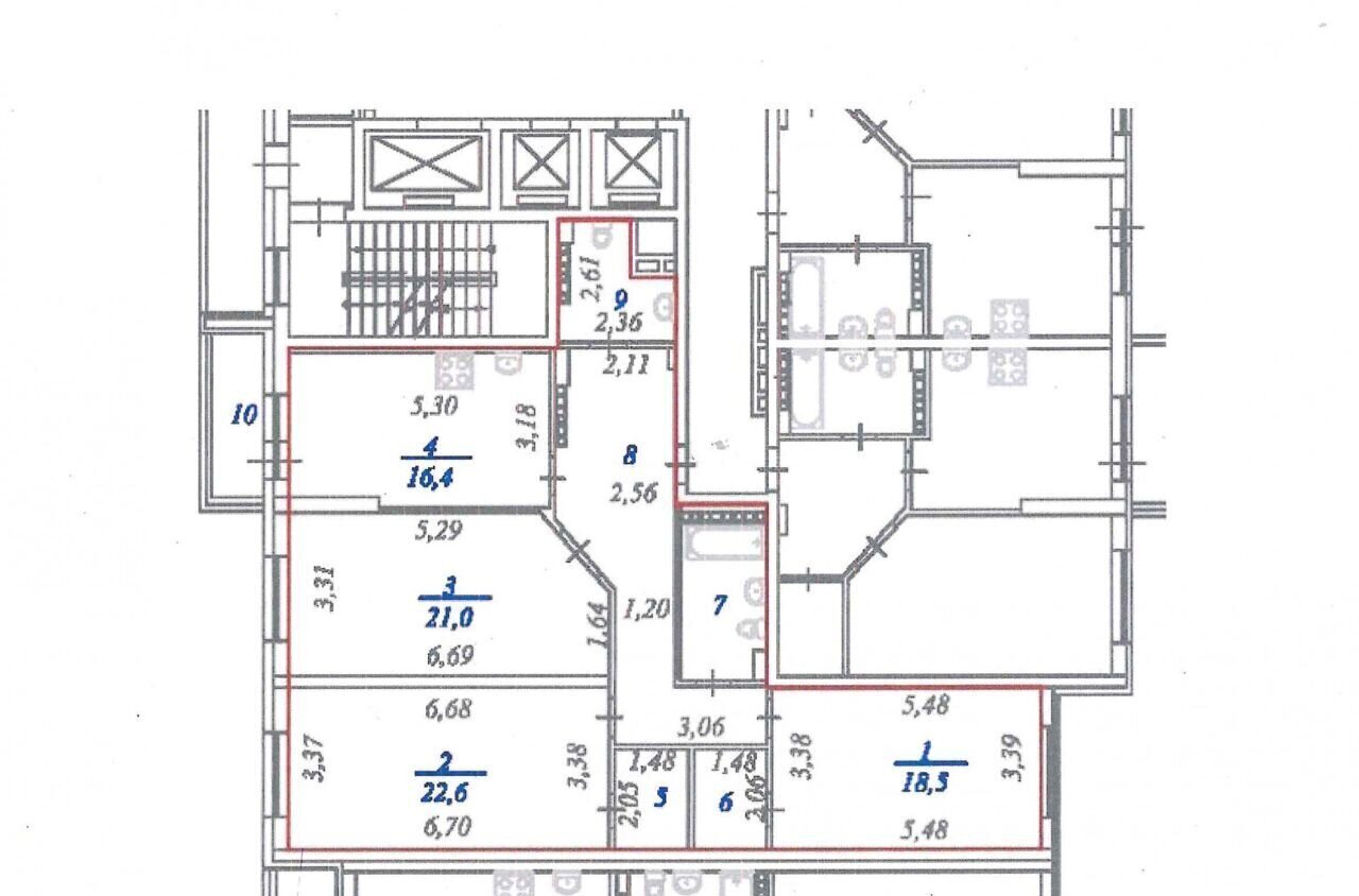 квартира г Екатеринбург Академический ул Чкалова 231 фото 25