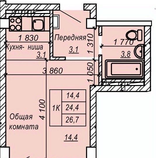 квартира г Новосибирск р-н Кировский Затулинский ул Зорге 277 жилмассив фото 1