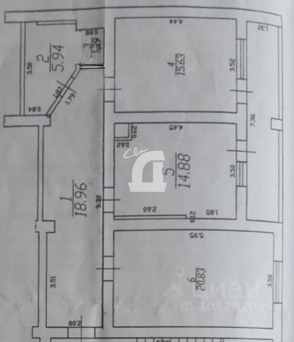 квартира г Краснодар р-н Прикубанский ул Черкасская 57 фото 19