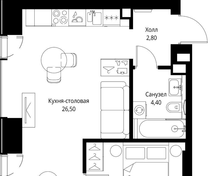 квартира г Москва Давыдково ул Верейская 29с/35 муниципальный округ Можайский фото 1