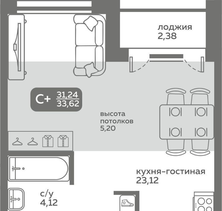 квартира г Тюмень р-н Калининский ул Вадима Бованенко 10 Калининский административный округ фото 1