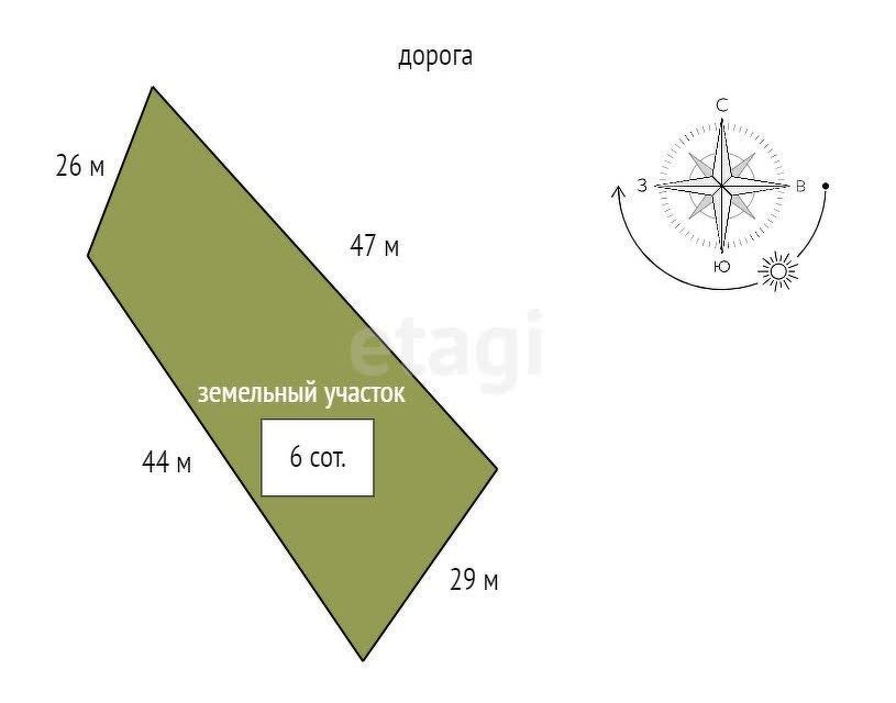 дом р-н Емельяновский п Солонцы днт Молодежный ул Кольцевая фото 9