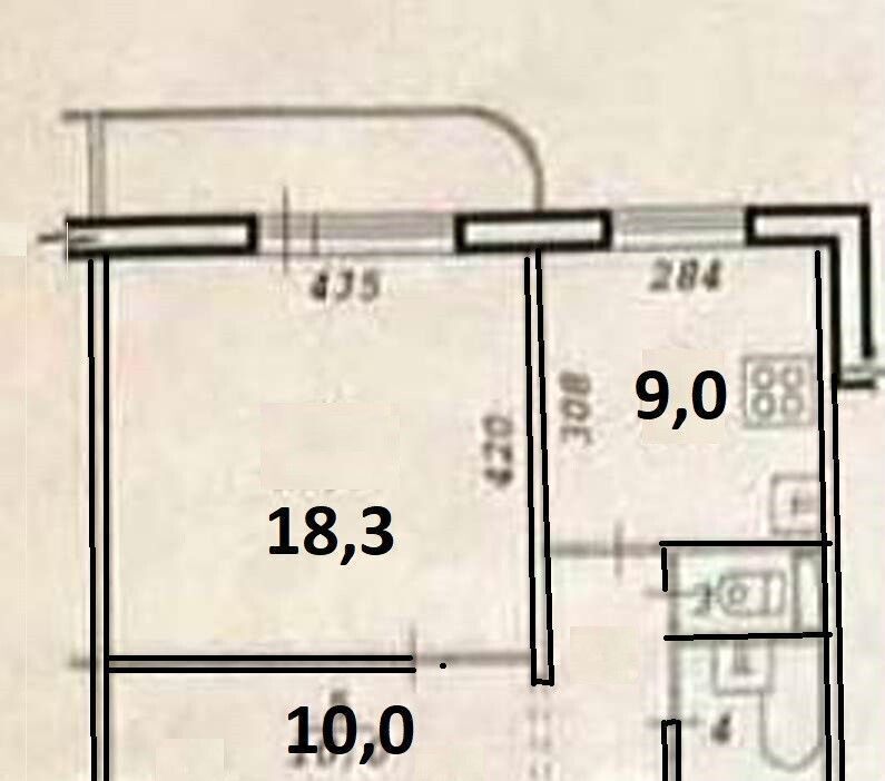 квартира г Новосибирск Студенческая ул Тульская 90/1 фото 26