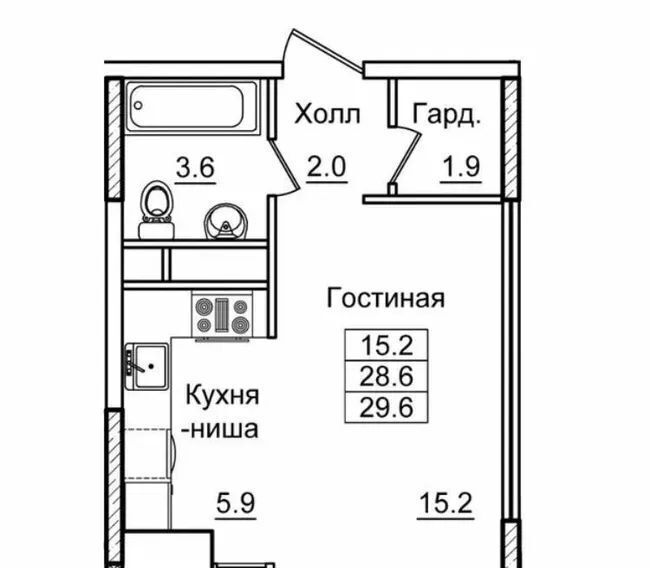 квартира г Владивосток р-н Ленинский ул Нейбута 4б фото 7