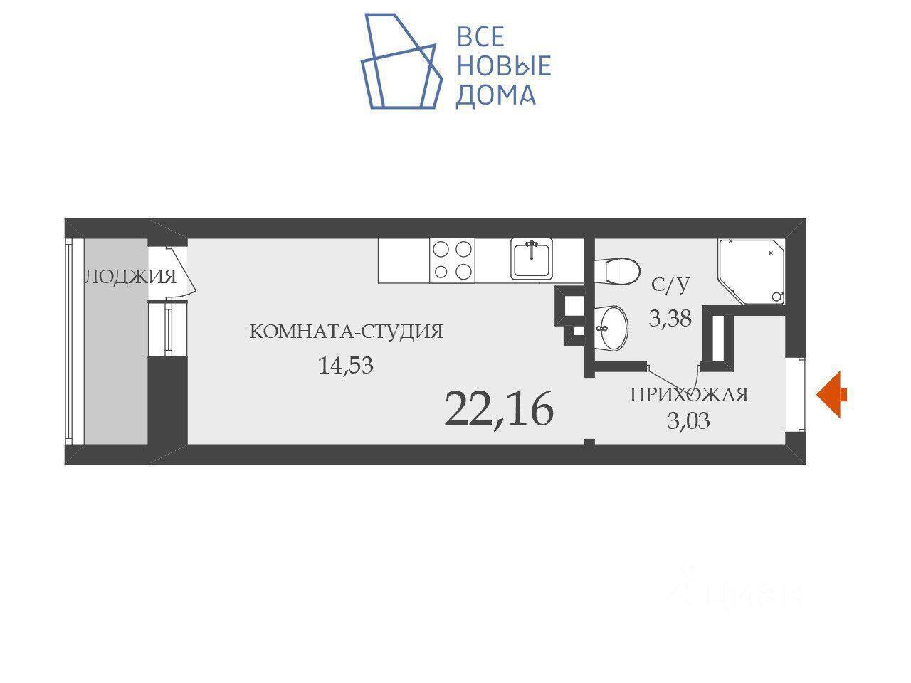 квартира г Новосибирск р-н Октябрьский ул Выборная 101/9 фото 1