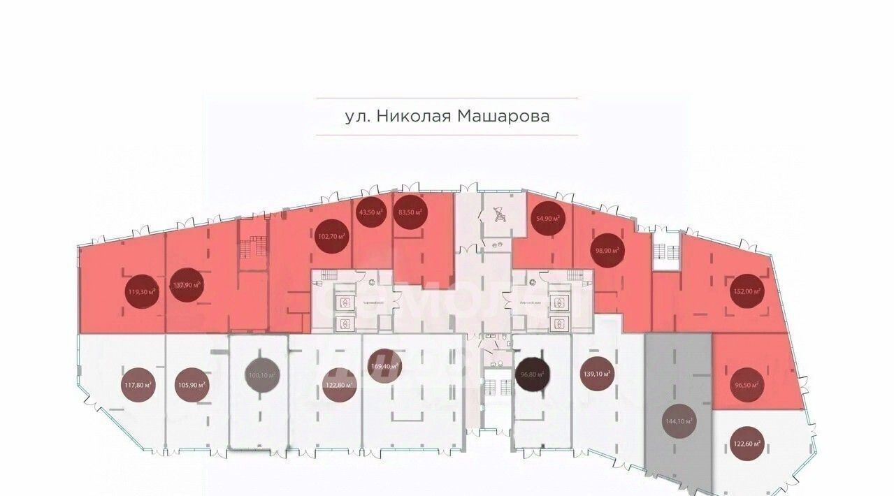 свободного назначения г Тюмень р-н Центральный ул Николая Машарова 4 фото 3