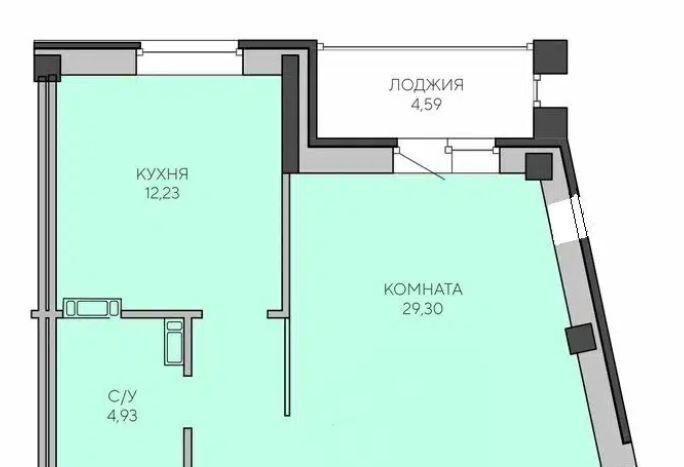 квартира г Ярославль р-н Кировский наб Которосльная 57 фото 1