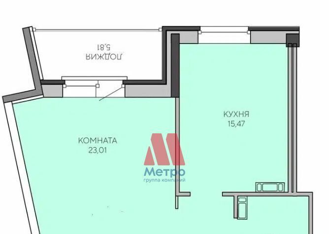 квартира г Ярославль р-н Кировский наб Которосльная 57 фото 3