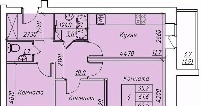 квартира г Вологда Нижний посад фото 1