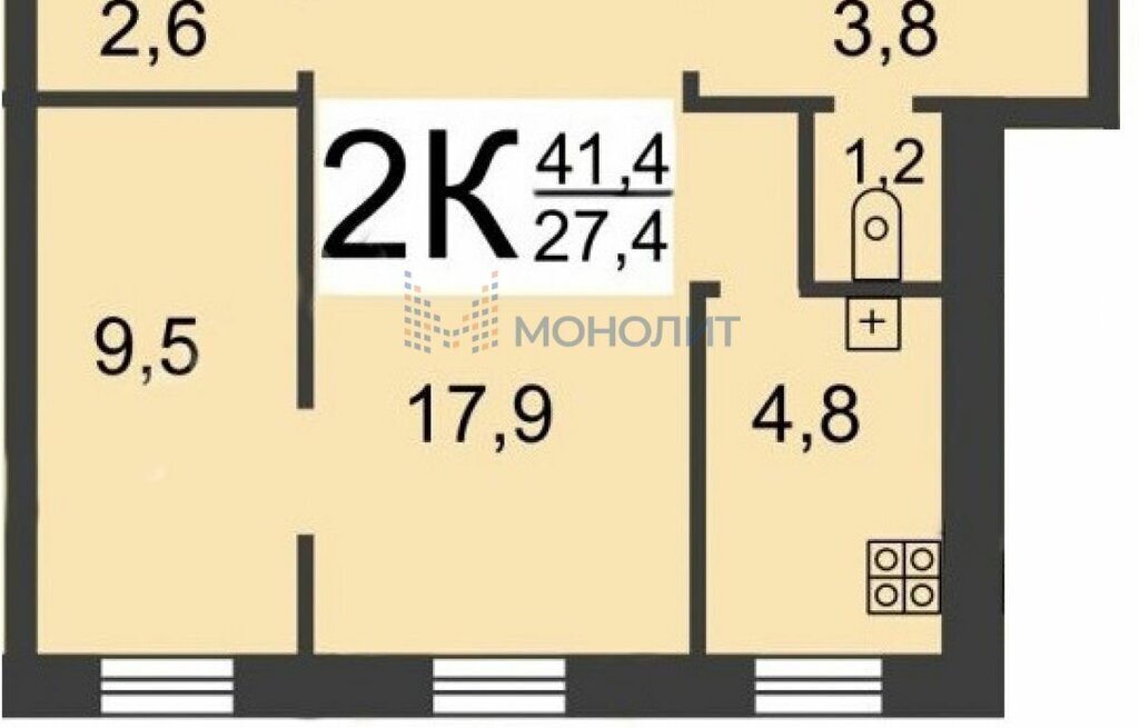 квартира г Нижний Новгород р-н Канавинский Стрелка б-р Мира 11 фото 7