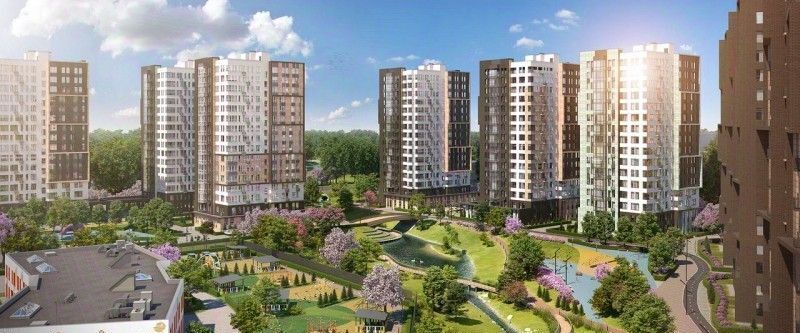 квартира г Москва п Сосенское ЖК Скандинавия метро Бунинская аллея к 35. 2.3 фото 15