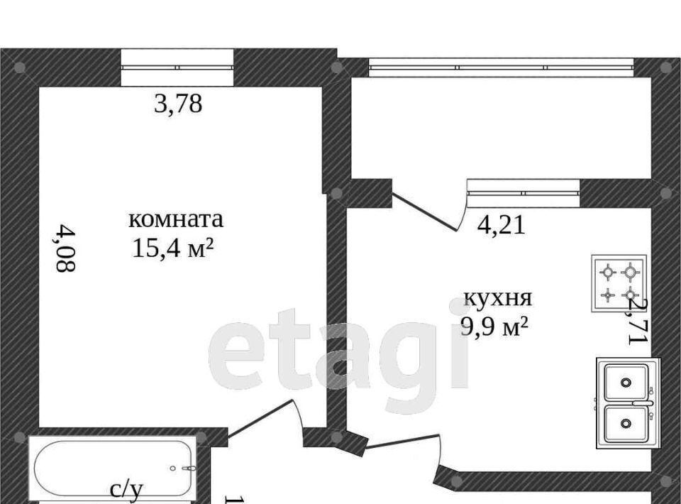 квартира г Новый Уренгой ул Газовиков 2г/1 фото 8