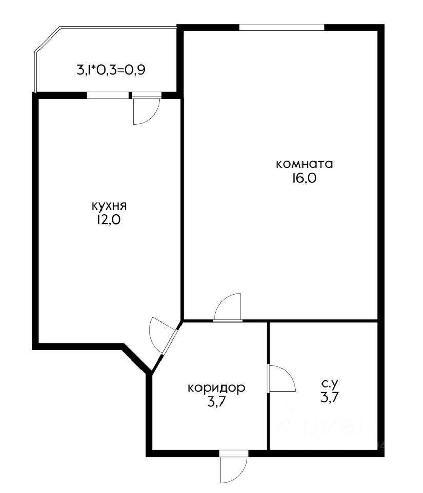 квартира г Краснодар р-н Центральный ул Старокубанская 2/5 фото 14