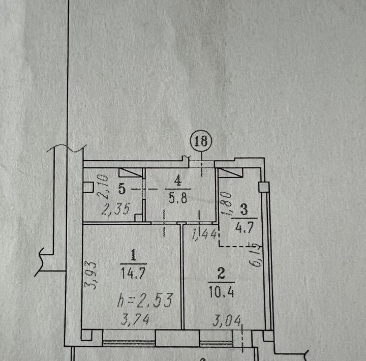 квартира г Омск р-н Кировский ул 3-я Енисейская 32/2 Кировский АО фото 35