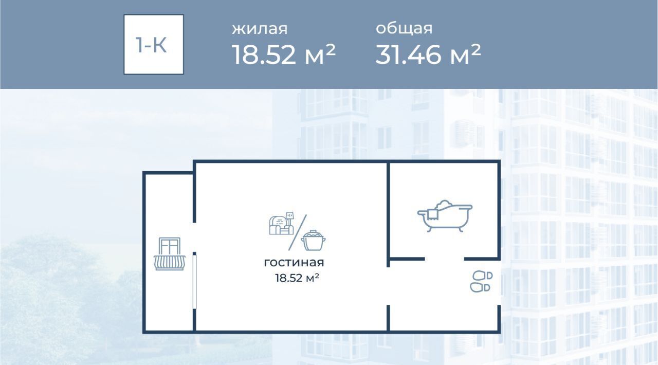 квартира г Волгоград р-н Краснооктябрьский ул Горишного 98 фото 1