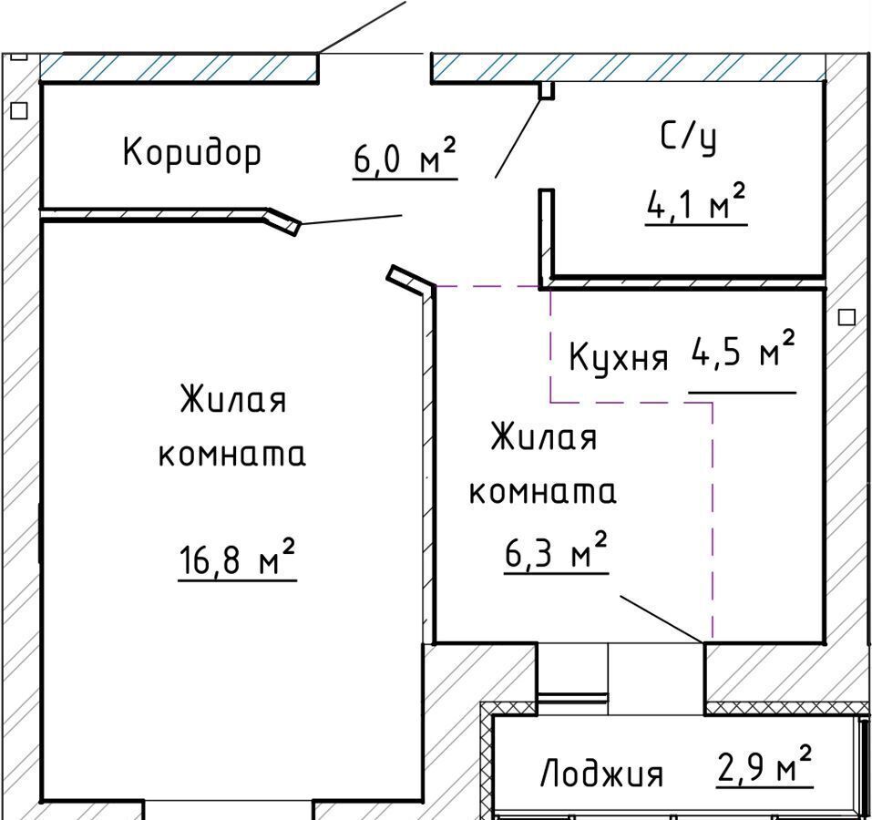 квартира г Тольятти р-н Автозаводский 14А квартал ул 40 лет Победы ЖК «Greenwood» фото 4