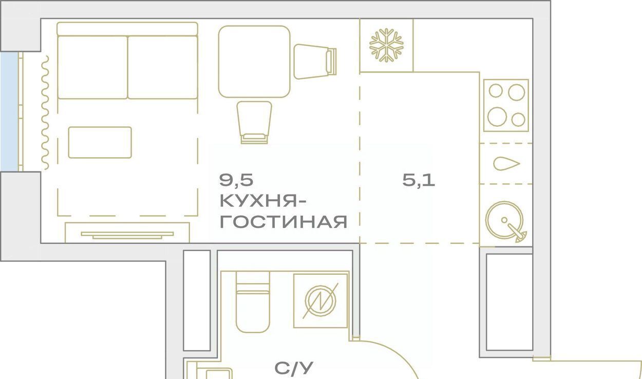 квартира г Москва п Филимонковское п Марьино ЖК «Детали» Филатов Луг фото 2