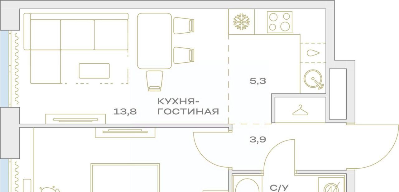 квартира г Москва п Филимонковское п Марьино ЖК «Детали» Филатов Луг фото 2