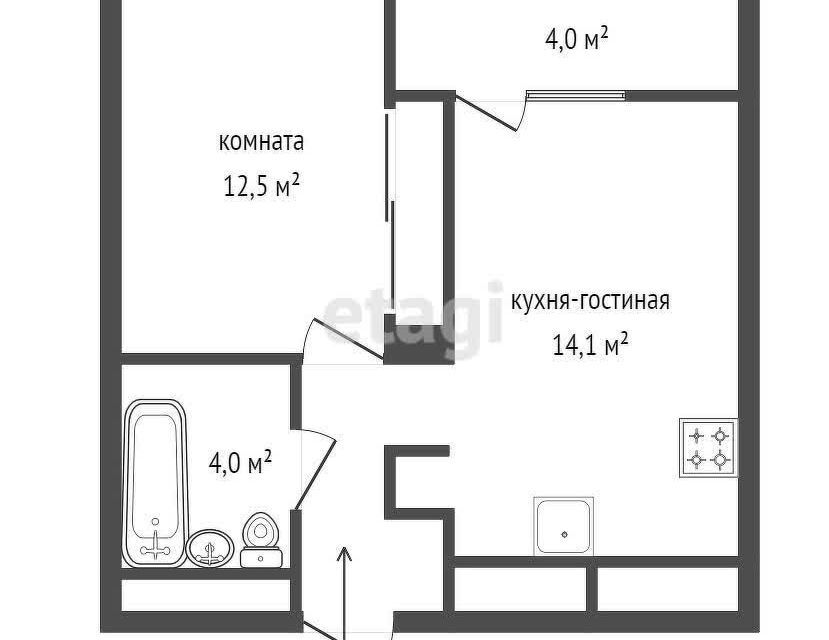 квартира г Екатеринбург р-н Ленинский ул Амундсена 5 ЖК «Астон Событие» муниципальное образование город Екатеринбург фото 8