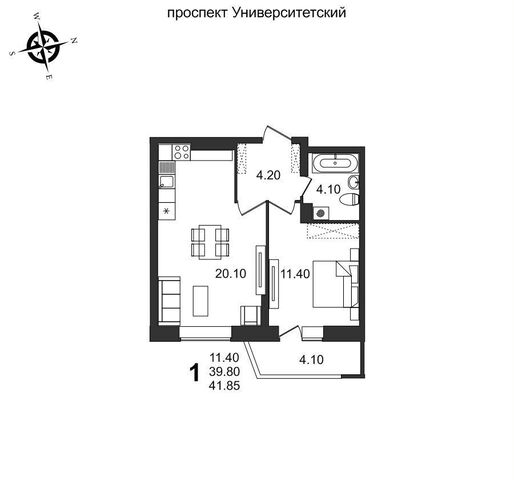 р-н Советский пр-кт Университетский 53 фото