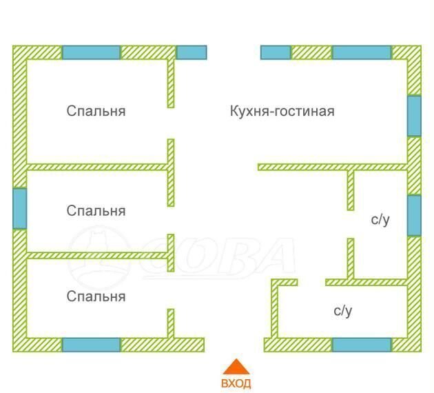 дом г Тюмень р-н Центральный снт Липовый остров фото 2